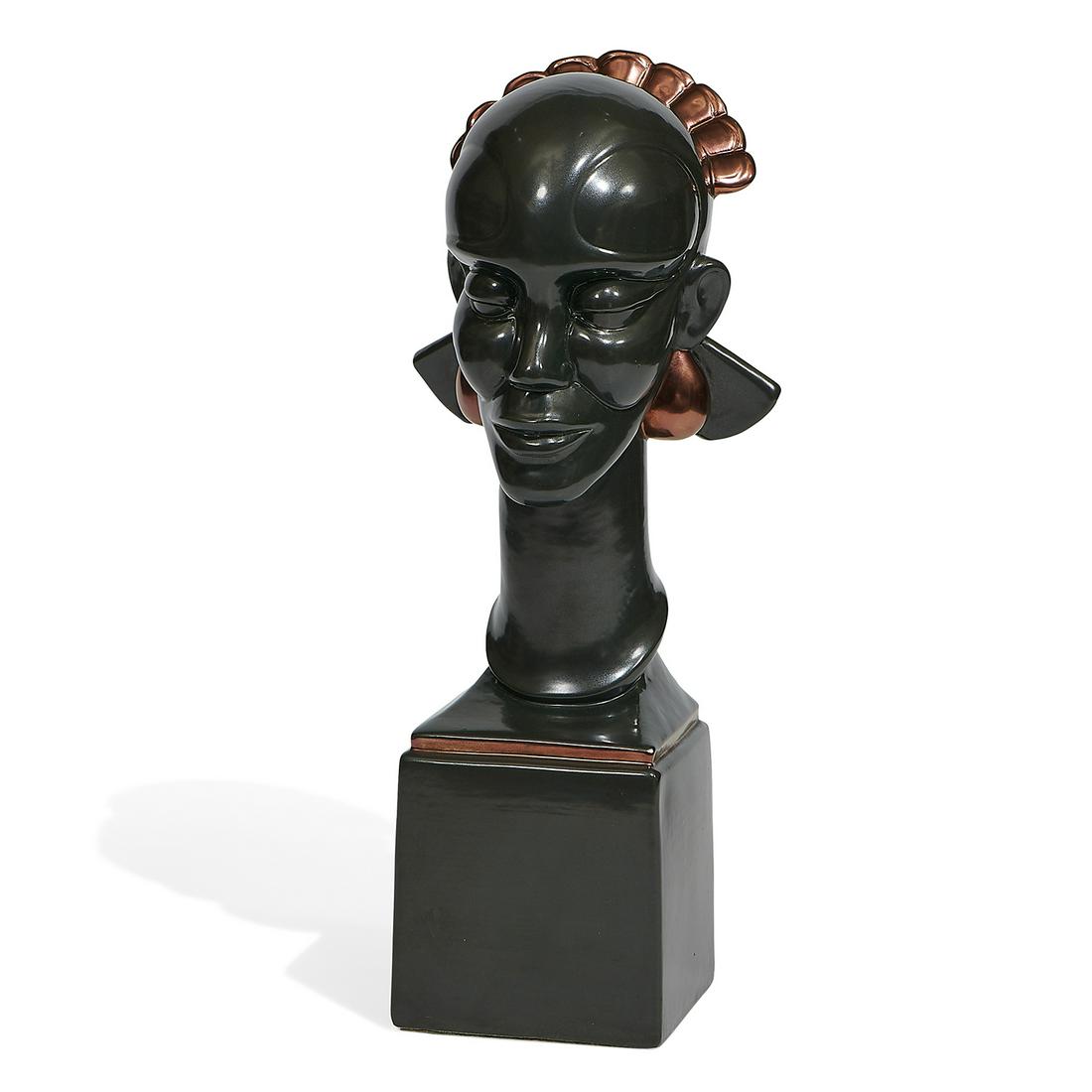 Waylande Gregory for Cowan Pottery Congo Head (1 of 3)