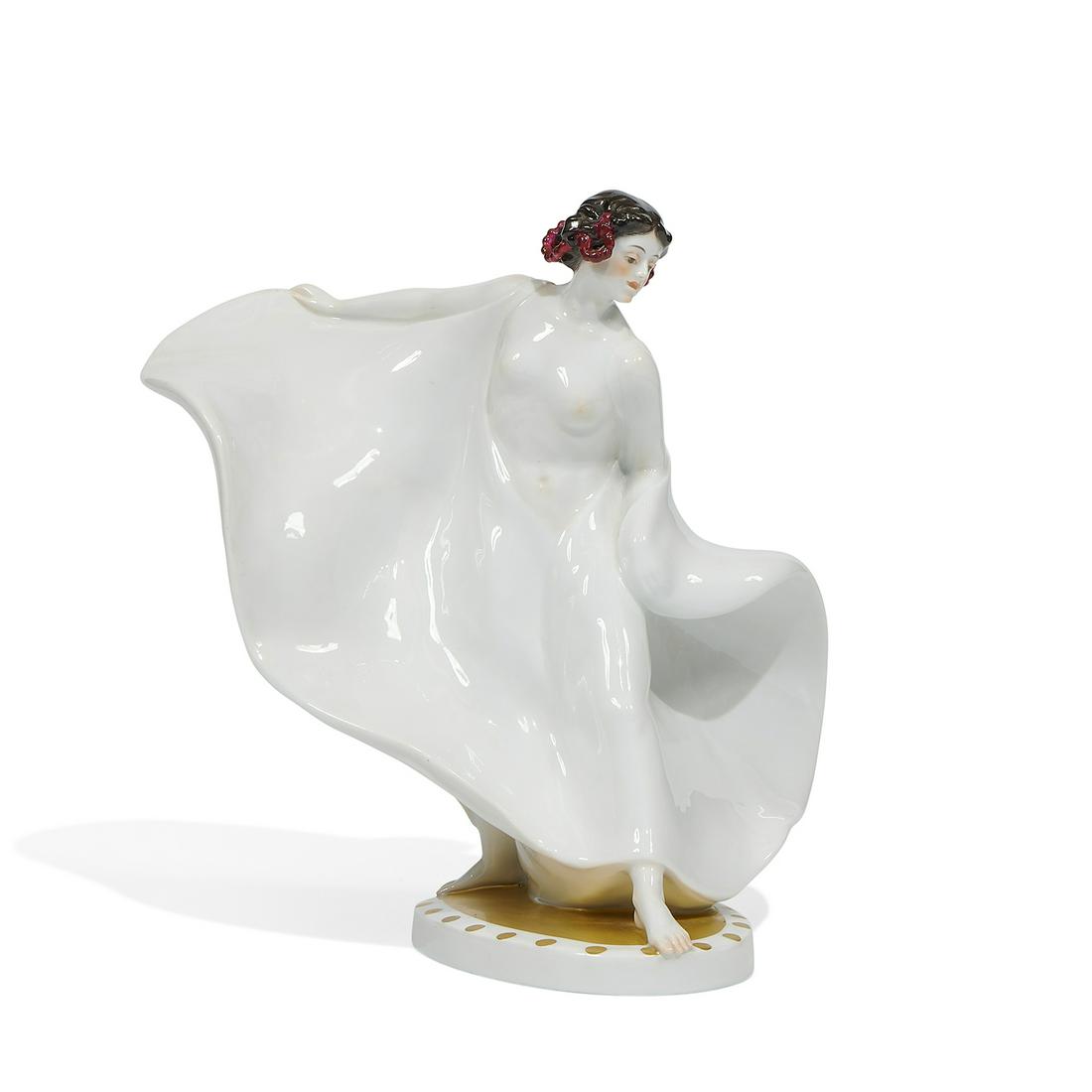 Meissen porcelain figure of Loie Fuller (1 of 5)