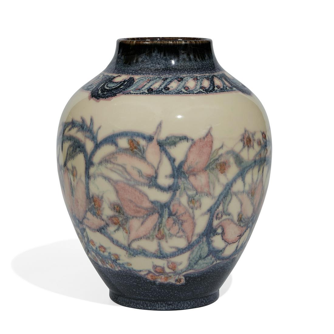 Lorinda Epply, Rookwood Pottery porcelain vase (1 of 3)