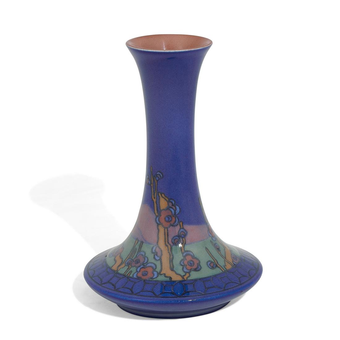 Arthur Conant, Rookwood Pottery scenic vase (1 of 3)