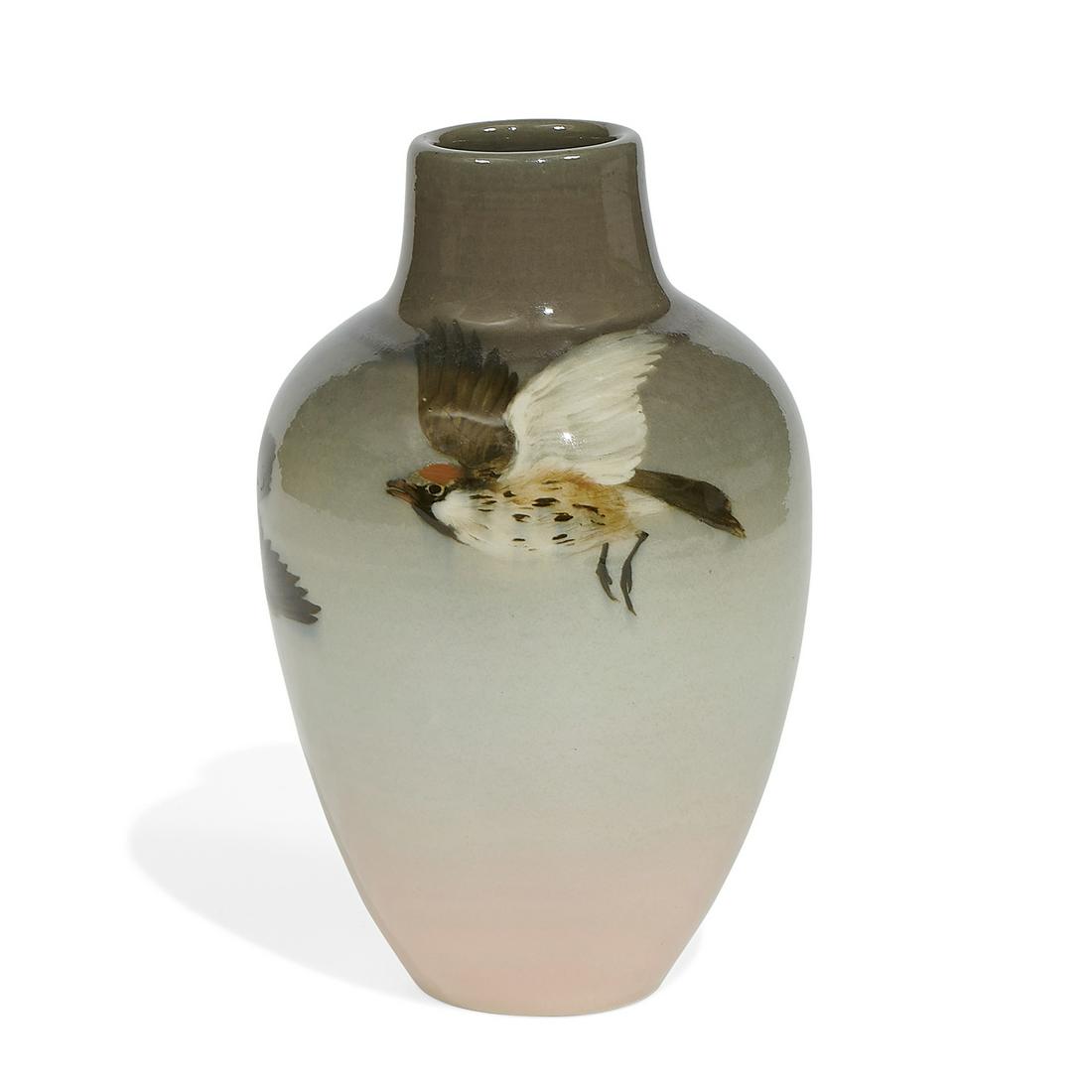 E.T. Hurley, Rookwood scenic Iris vase (1 of 5)