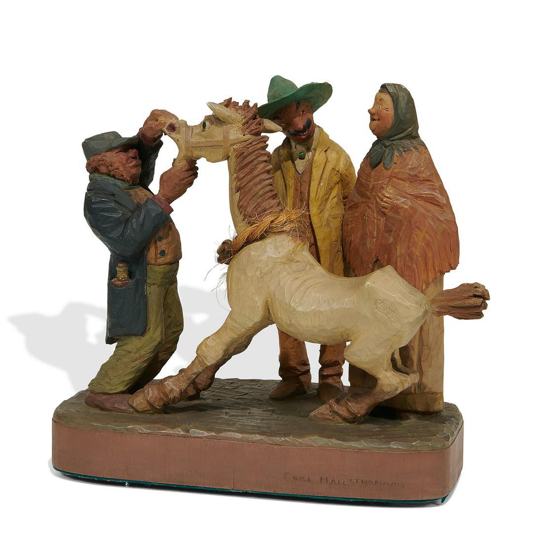 Carl Hallsthammar, Inspecting the Horse's Mouth (1 of 5)