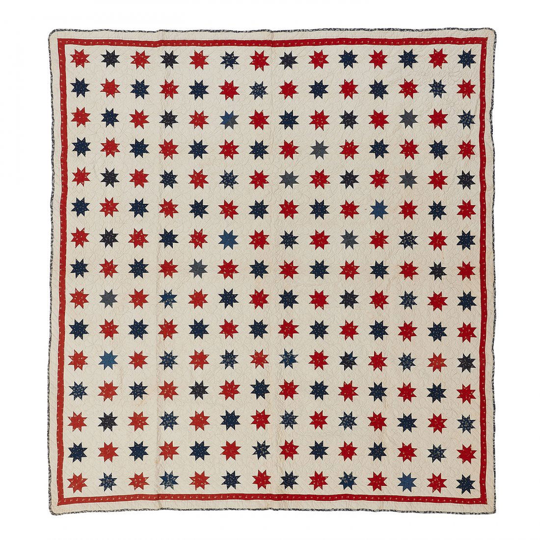 American Eight-Pointed Star quilt 71 1/2" x 77" (1 of 1)