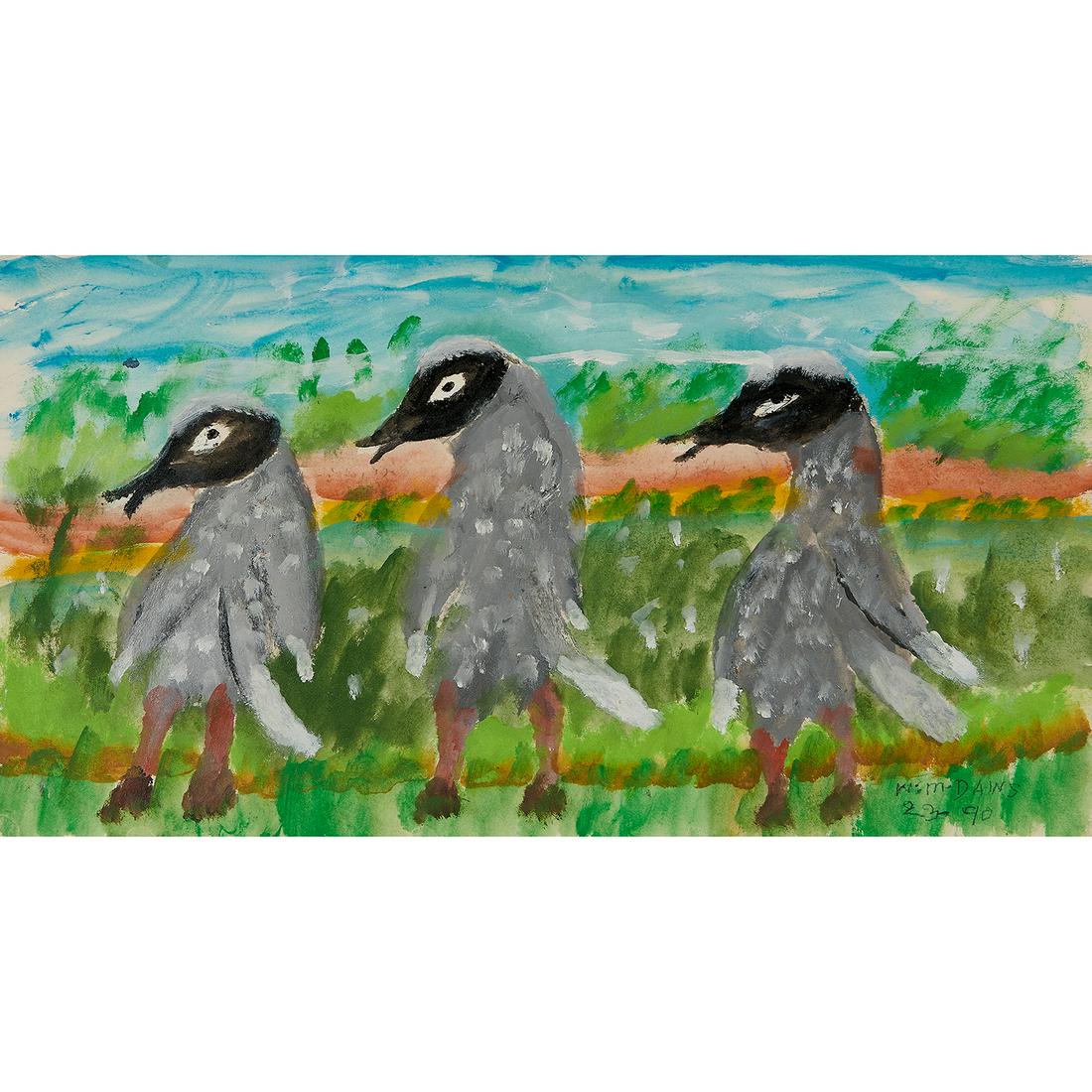 William Dawson, Three Birds, 1990 (1 of 1)
