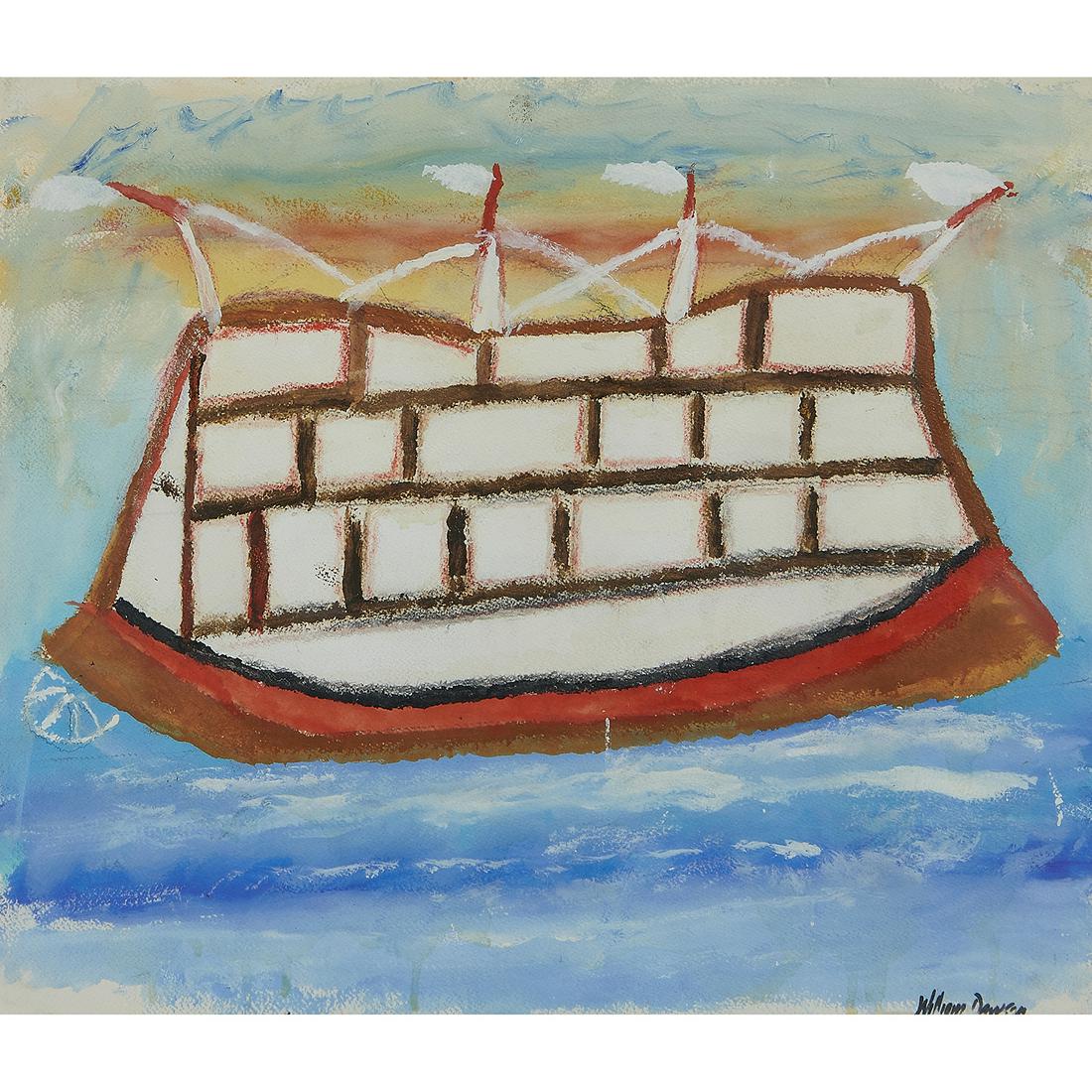 William Dawson, A Futuristic Paddlewheel Boat (1 of 2)