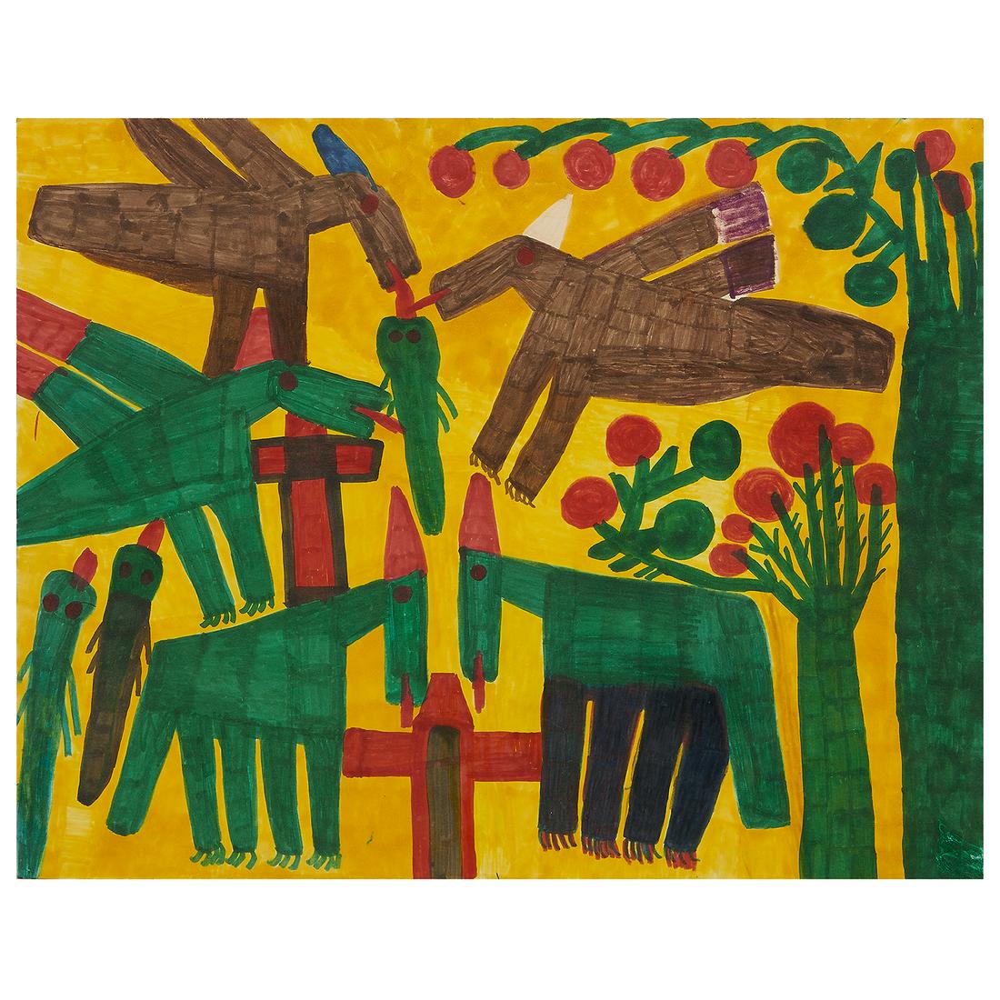 Willie White, Birds, Alligators, Horses & Trees (1 of 2)