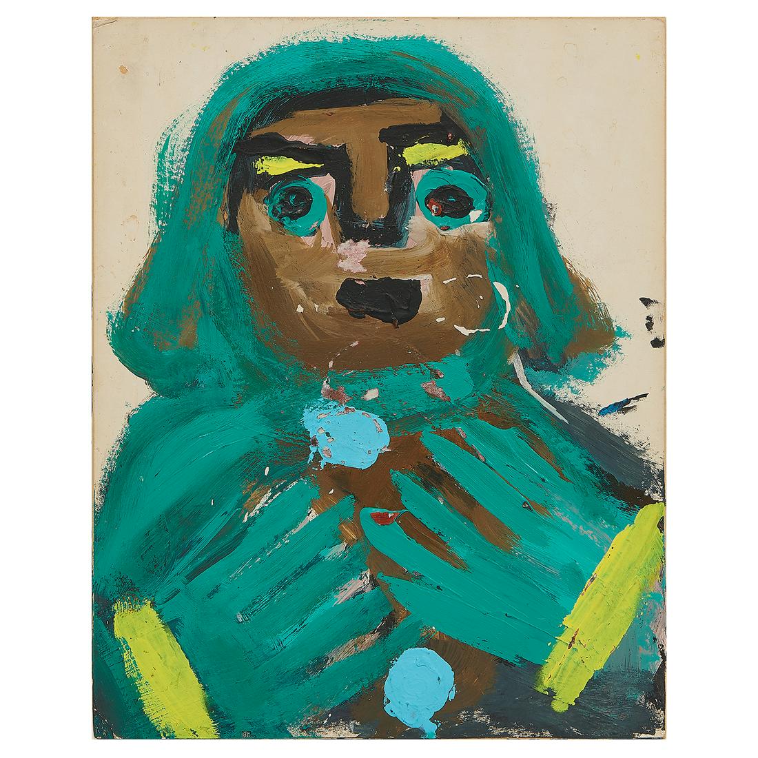 Eddy Mumma, Two Portraits (double-sided) (1 of 2)