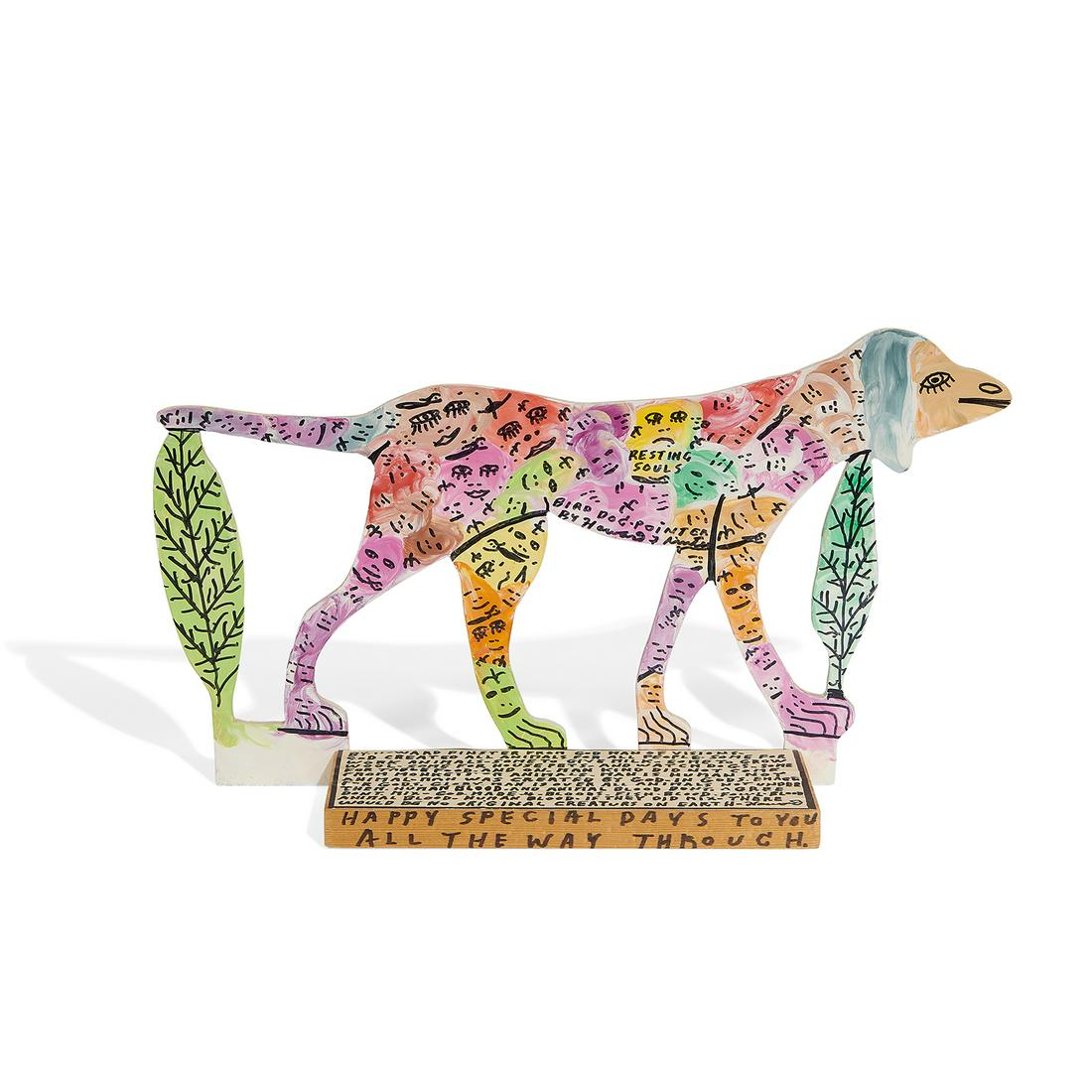 Howard Finster, Bird Dog — Pointer, 1993 (1 of 3)