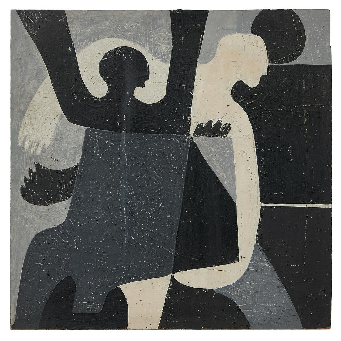George Colin, Figures in Black, White and Gray (1 of 1)