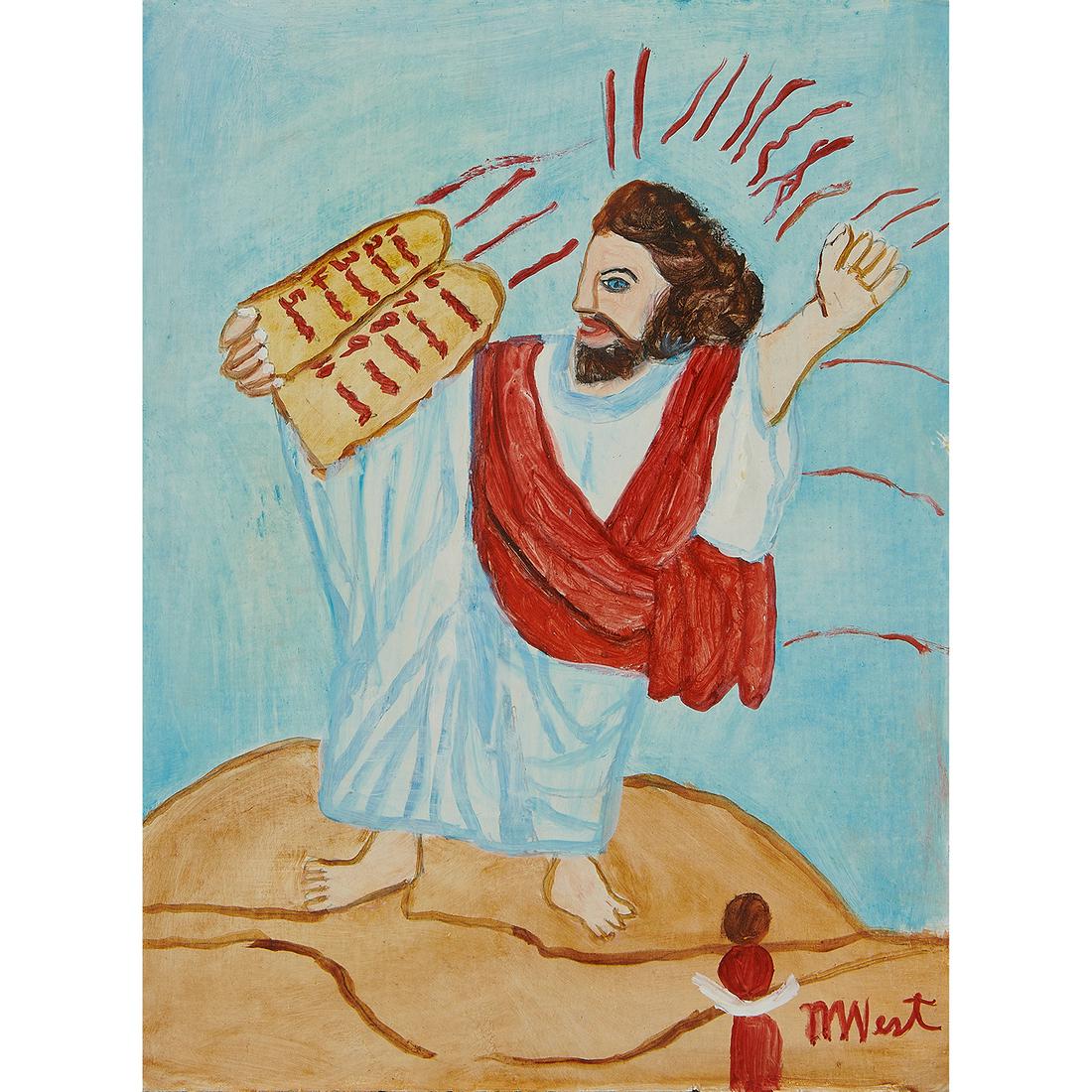 Myrtice West, Moses and the Ten Commandments (1 of 1)