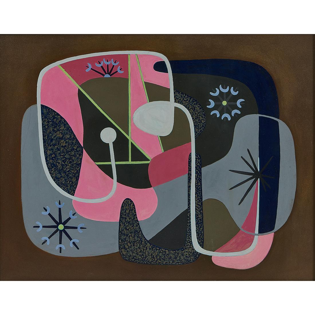 Artist Unknown, Modernist Abstraction (1 of 2)