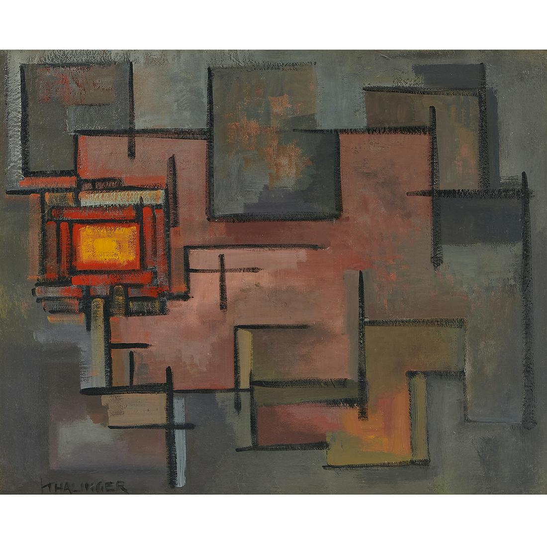 E. Oscar Thalinger, Geometric Abstraction (1 of 2)