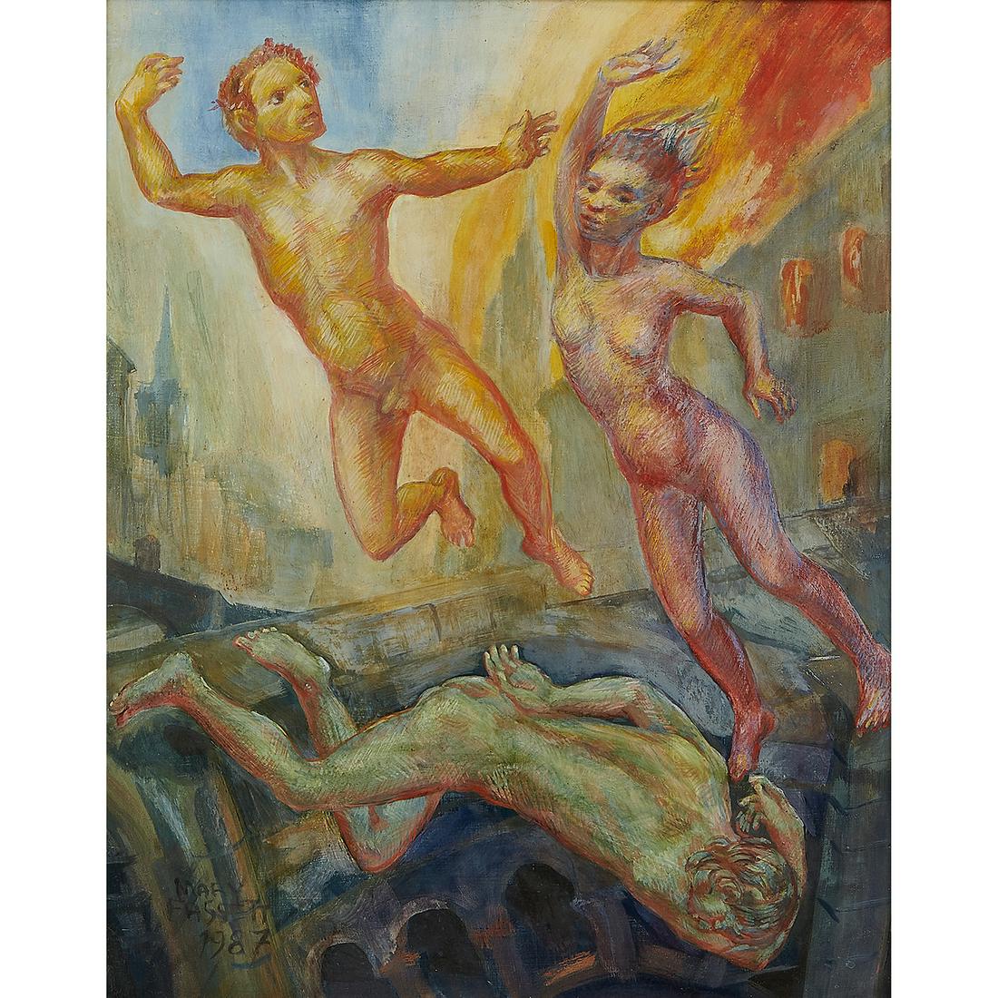 Mary Crocker Fassett, Dying Gaul & Toasted Romans (1 of 2)