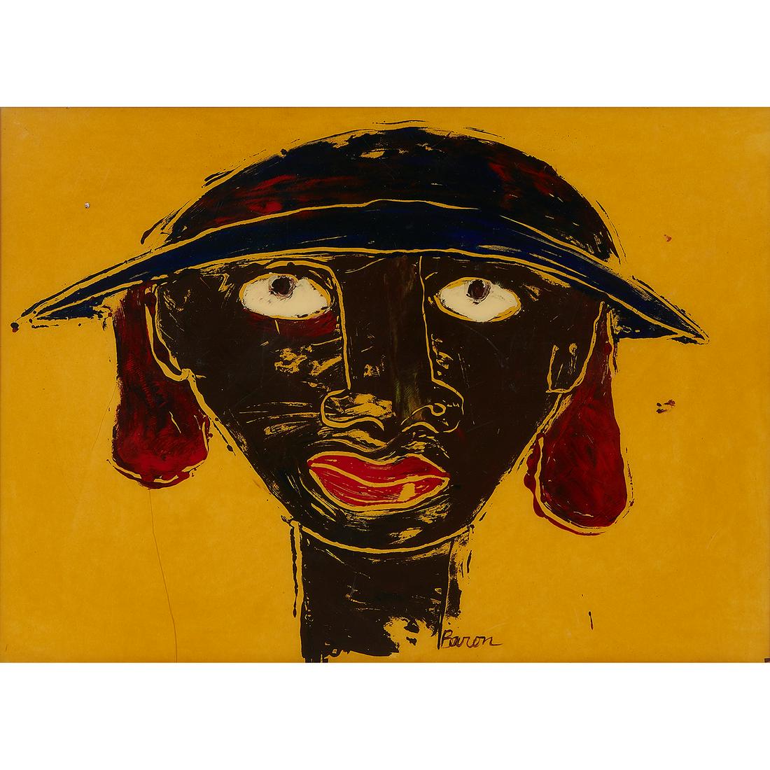 Jack Baron, Portrait of Woman in a Hat (1 of 2)