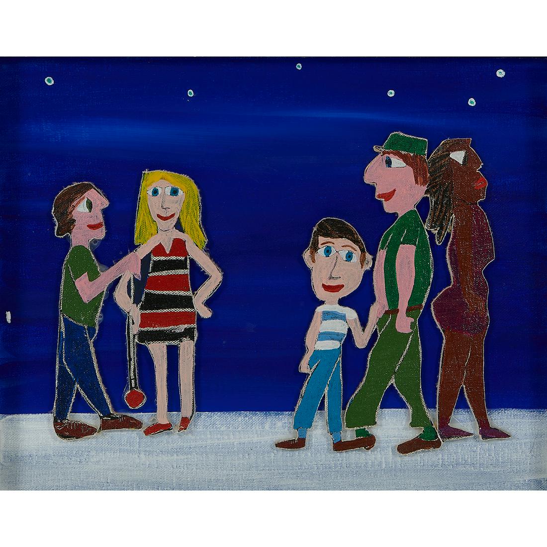 James Rizzi, Playing into Night, 1987 (1 of 3)