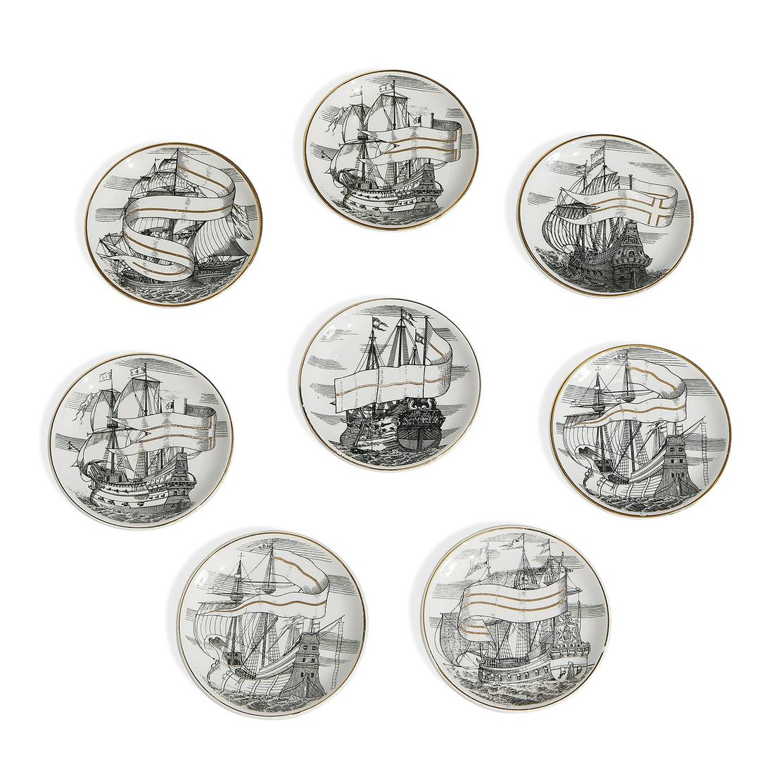 Piero Fornasetti Velieri coasters (1 of 4)