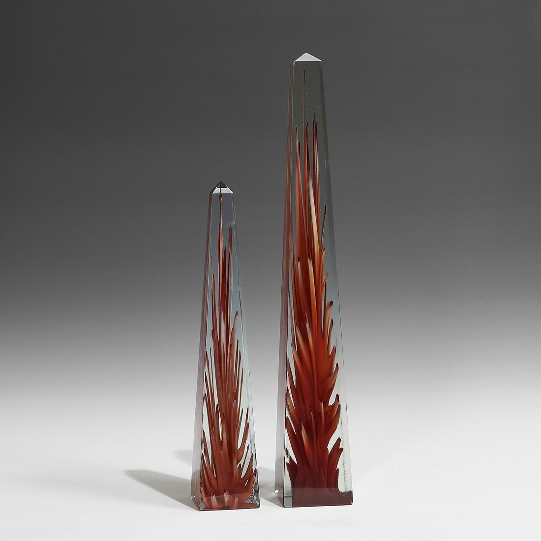 Fulvio Bianconi for Venini Fiamma obelisks (1 of 3)