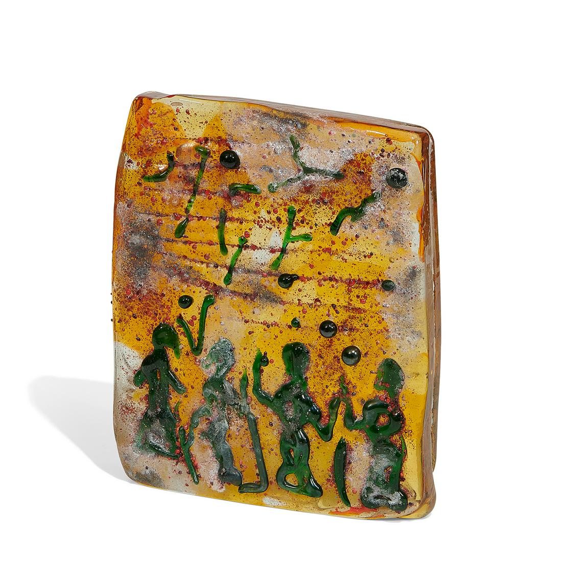 Egidio Costantini & Moshe Castel glass sculpture (1 of 6)