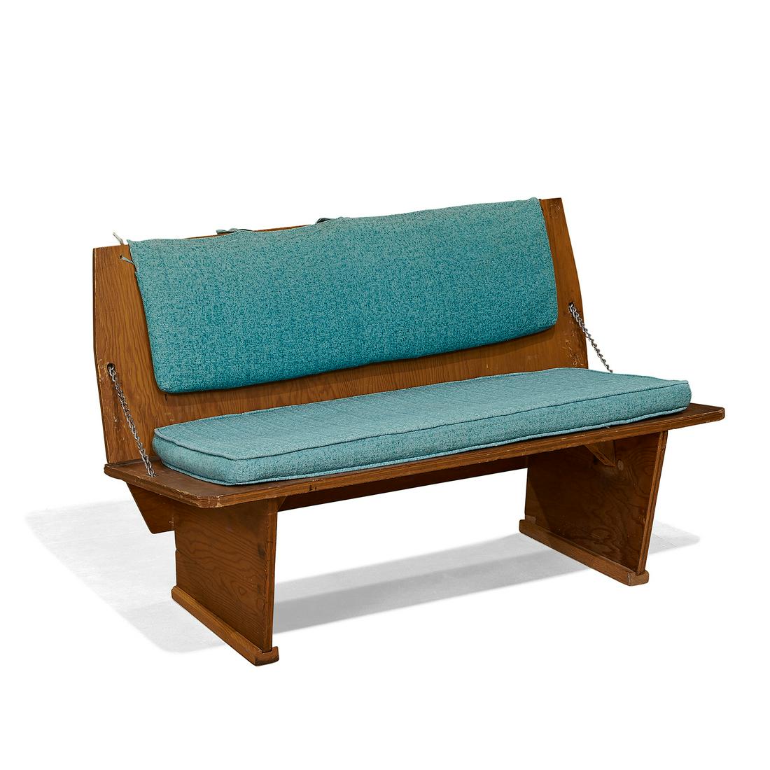 Frank Lloyd Wright Unitarian Church bench (1 of 3)