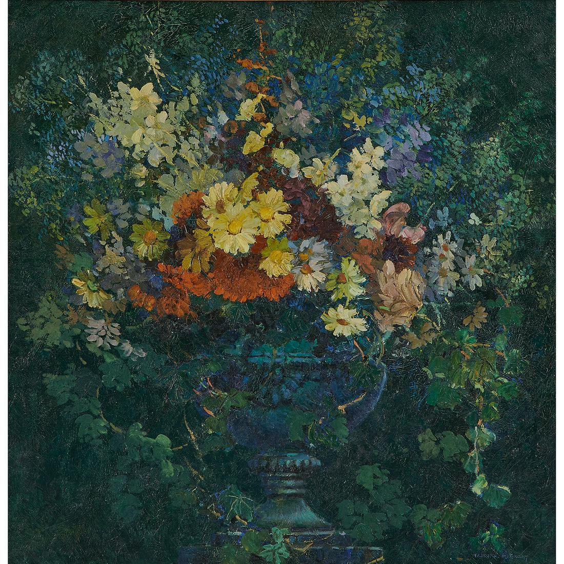 Frederick M. Grant, Still Life Floral Arrangement (1 of 2)