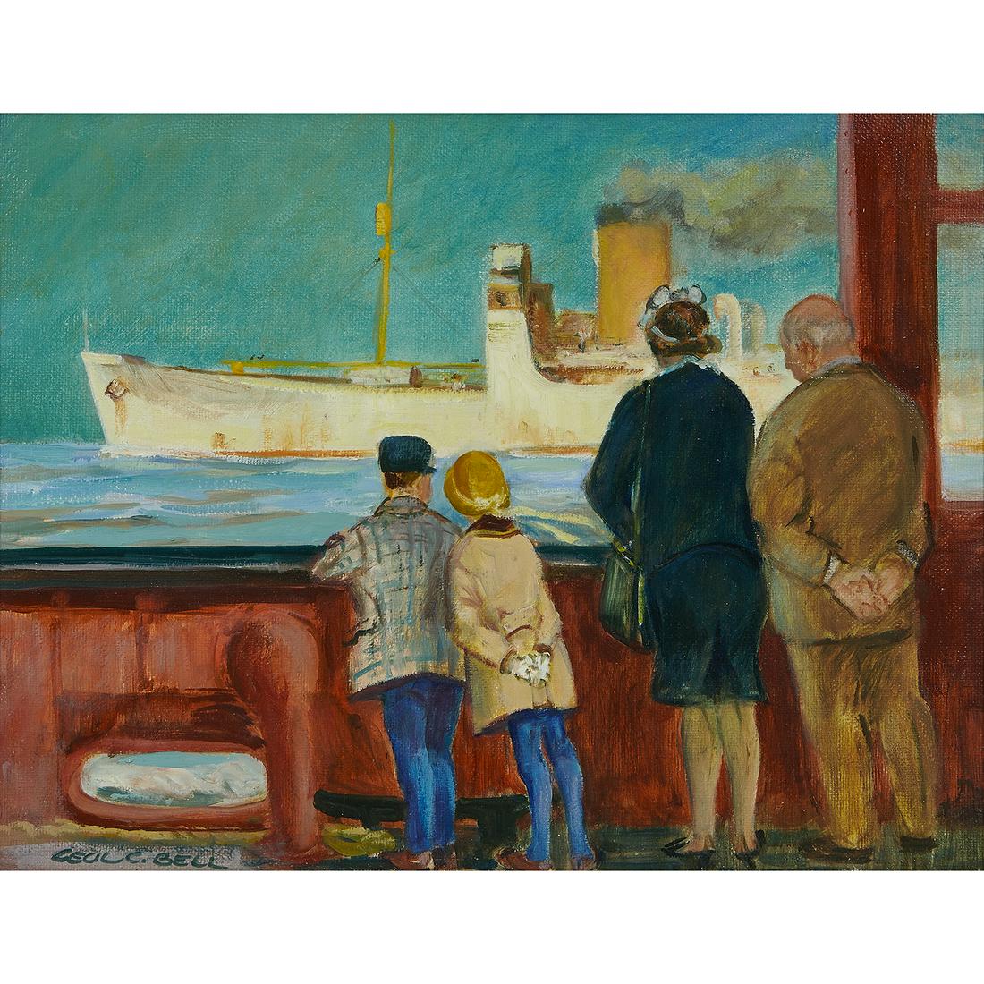 Cecil Bell, Passing White Ship (1 of 2)