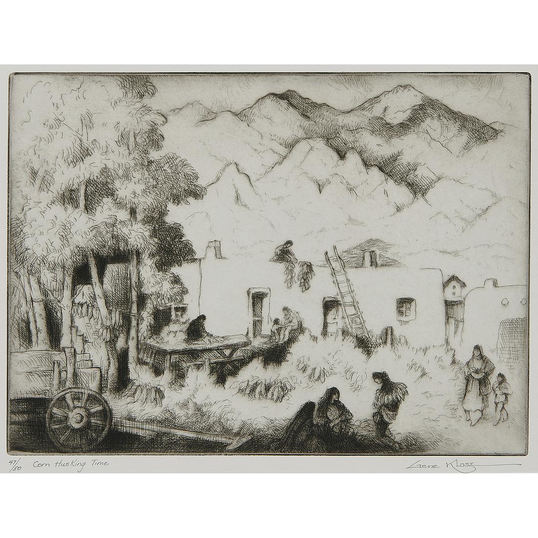 Gene Kloss, Corn Husking Time (1 of 2)