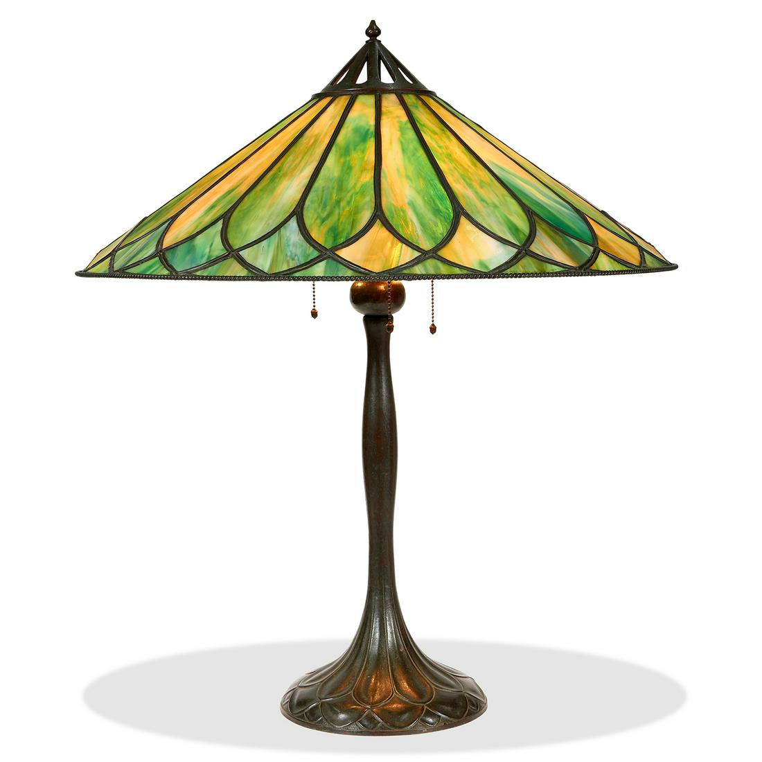 The Handel Lamp Co. large table lamp (1 of 3)