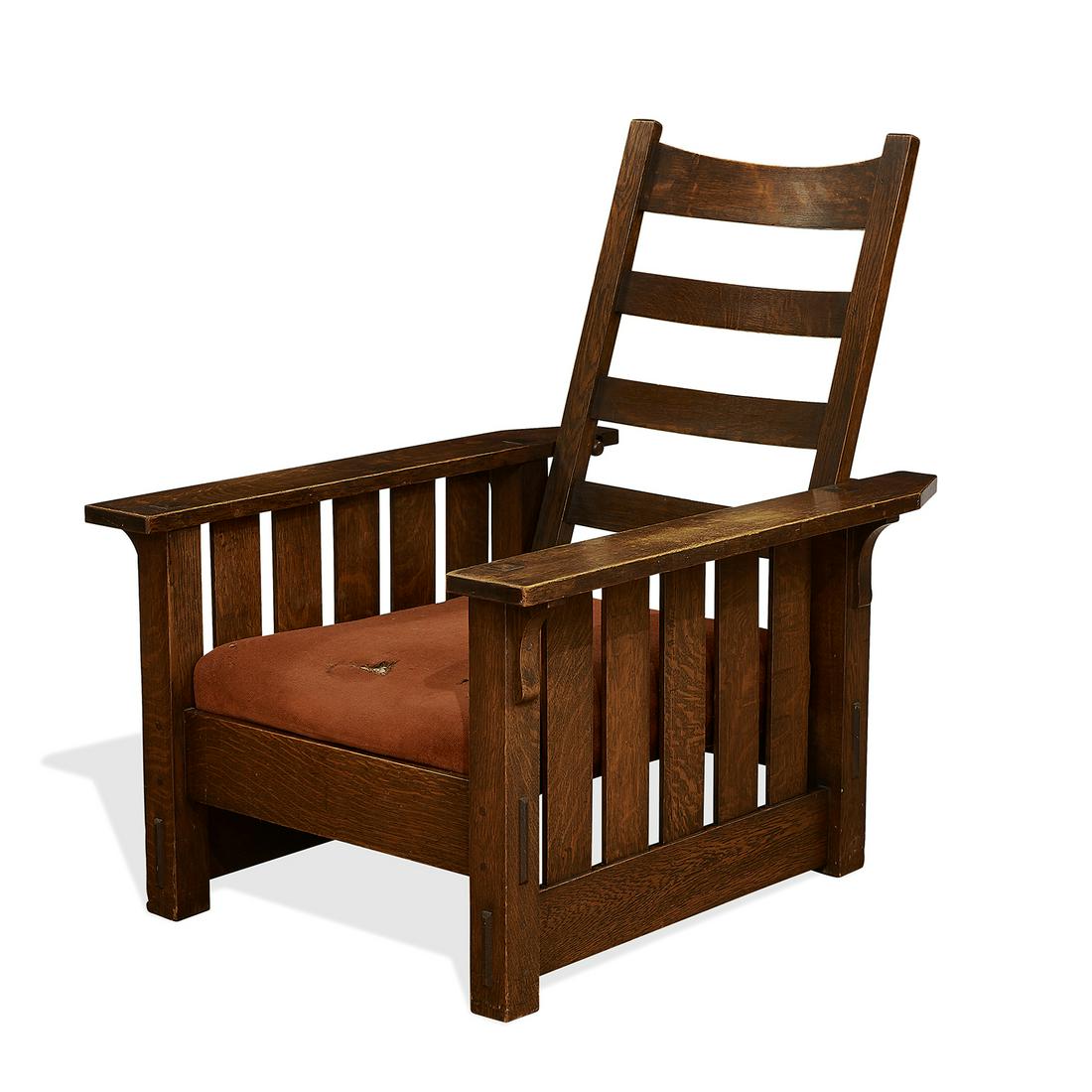 Gustav Stickley Morris chair, #332 (1 of 2)