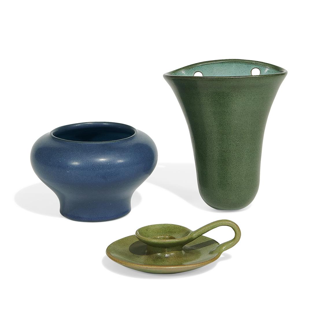 Marblehead Pottery group of items, three (1 of 2)