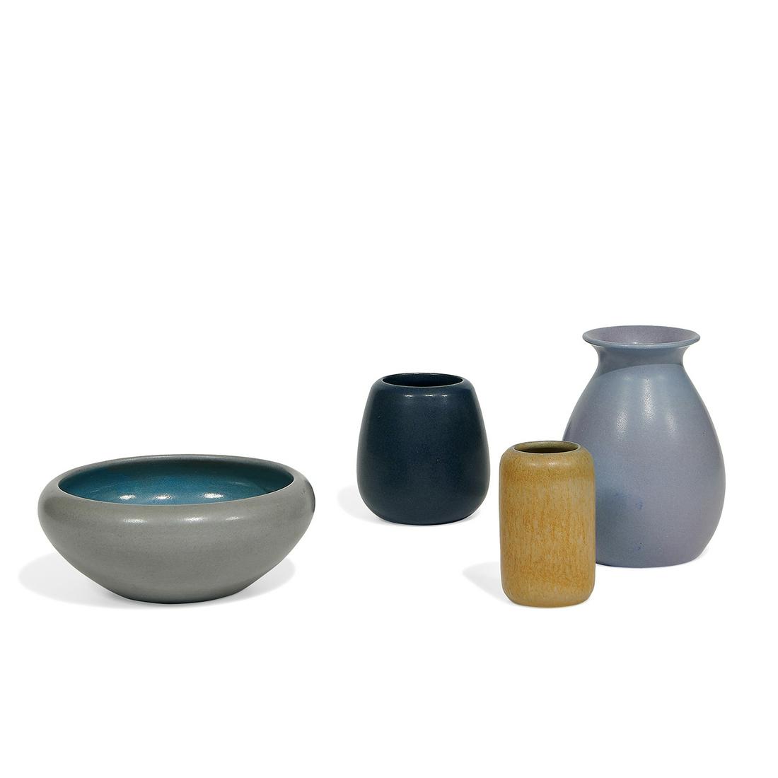 Marblehead Pottery group of items, four (1 of 2)