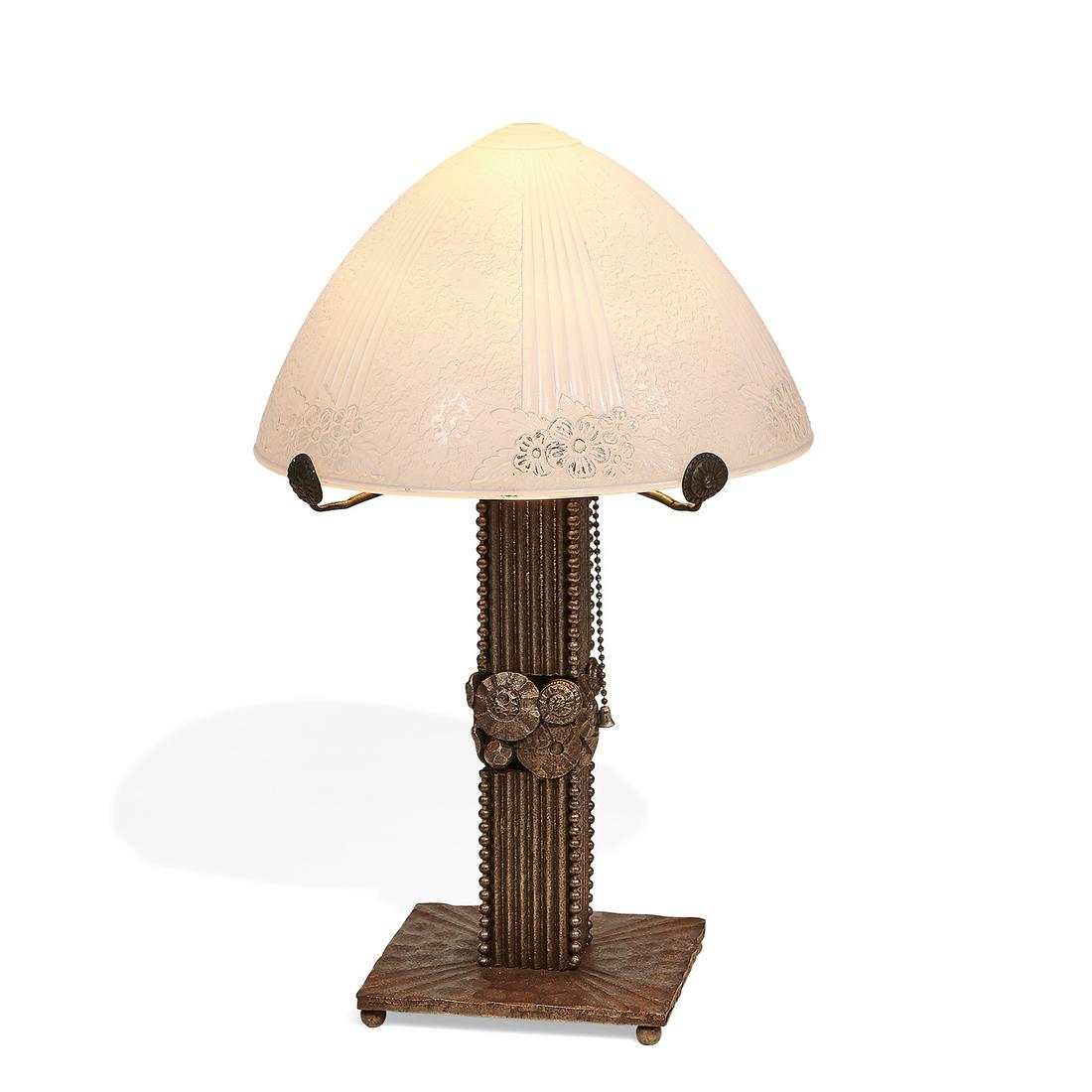 French Art Deco table lamp base (1 of 3)