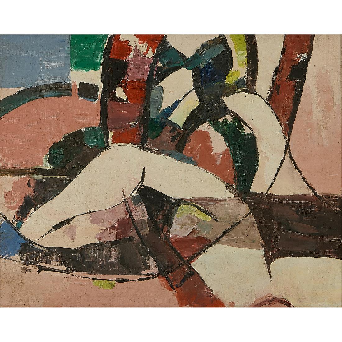 Artist Unknown, Untitled Abstraction (1 of 2)