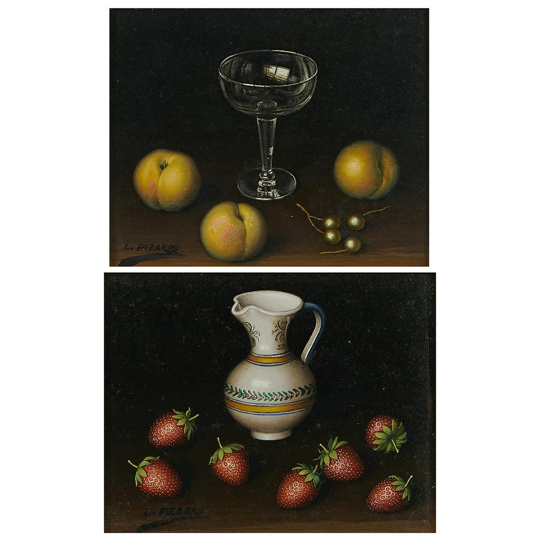 L. Pizarro, Still Lifes (two works) (1 of 7)
