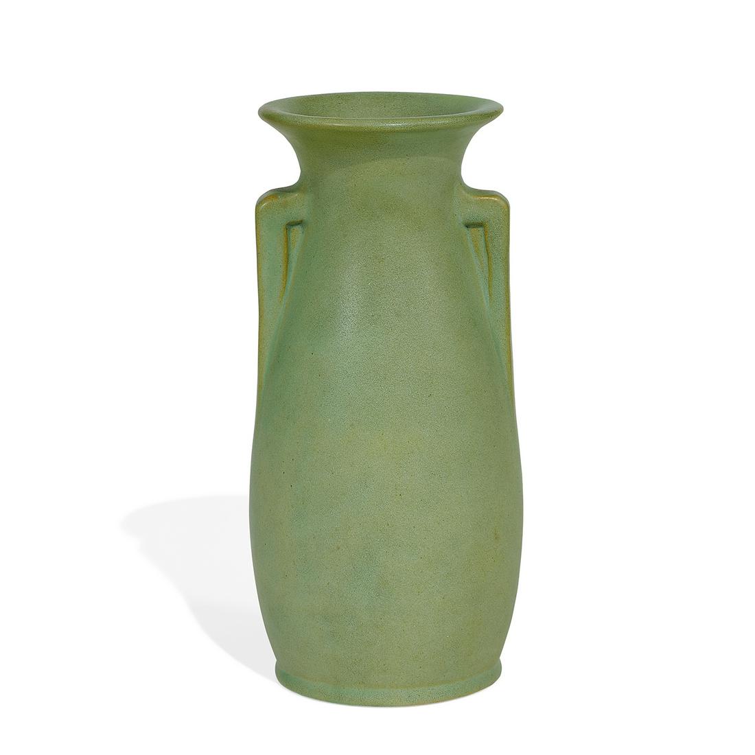 Teco, W.D. Gates, designer double-handled vase (1 of 3)