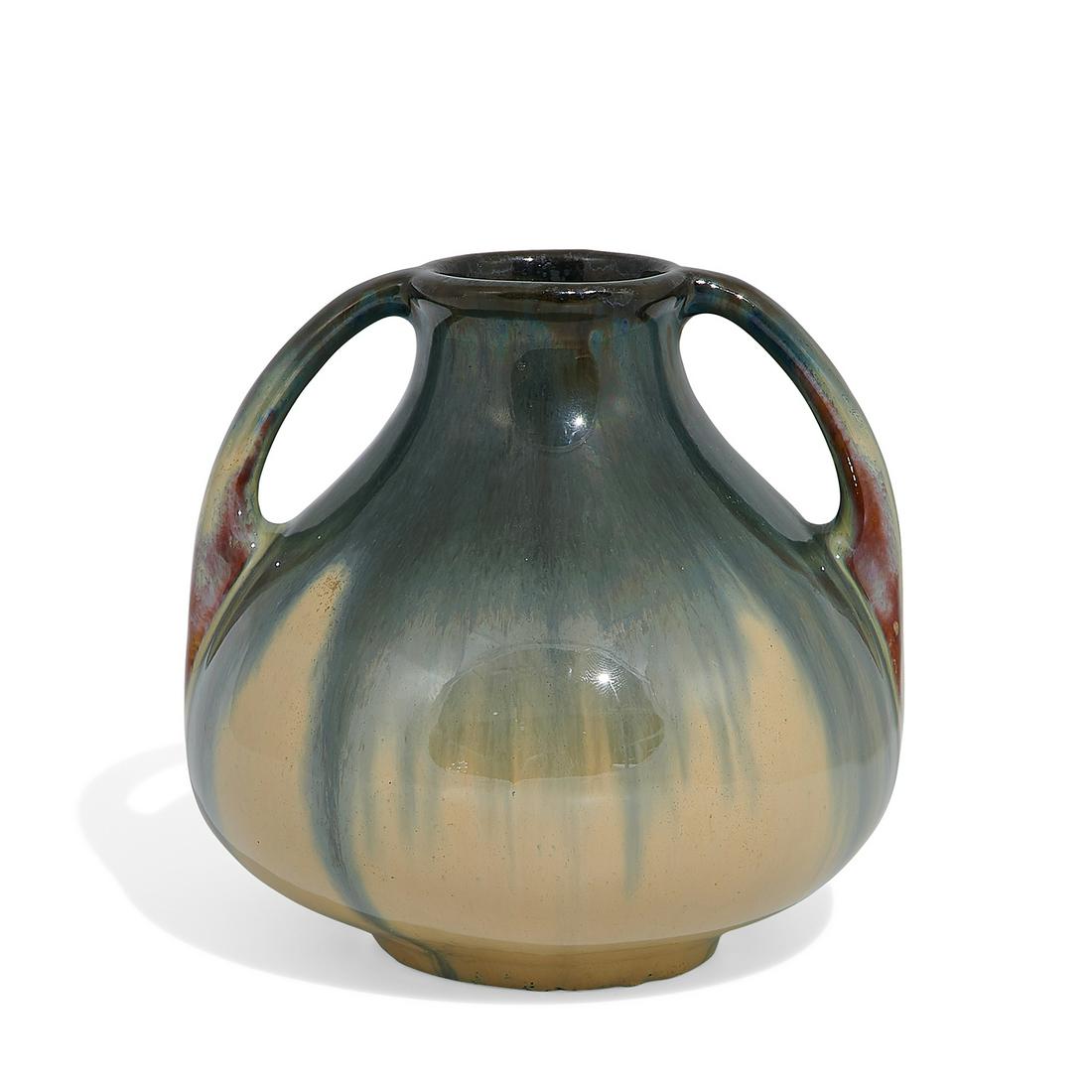 Fulper Pottery Co. two-handled vase (1 of 3)