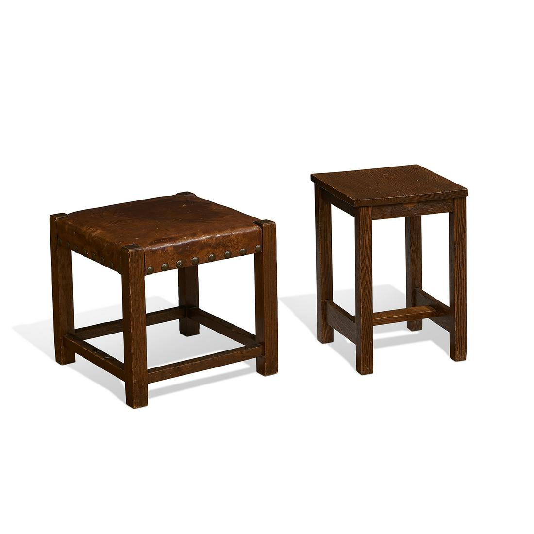 American Arts & Crafts footstool (1 of 1)