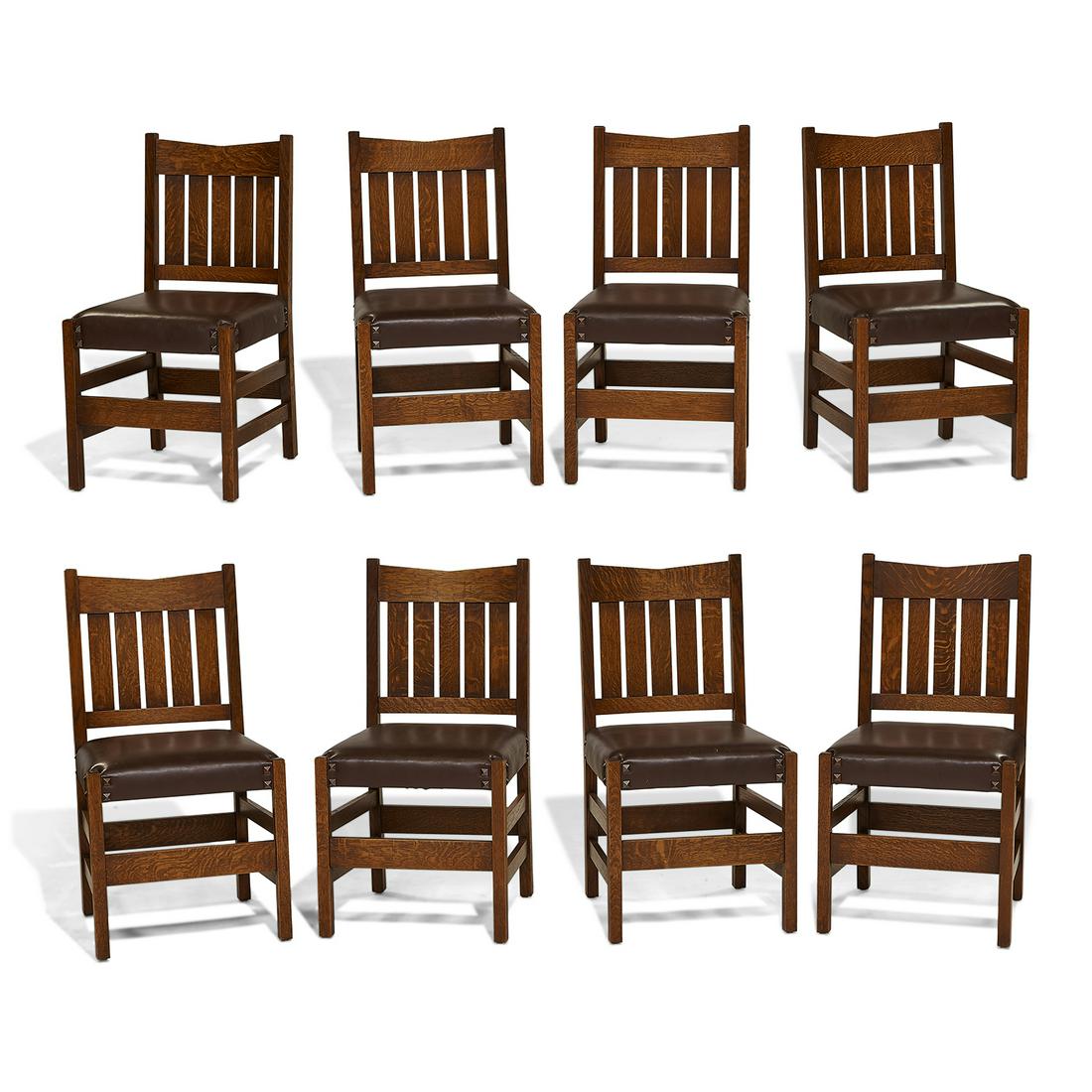 Warren Hile Studio set of dining chairs, eight (1 of 1)