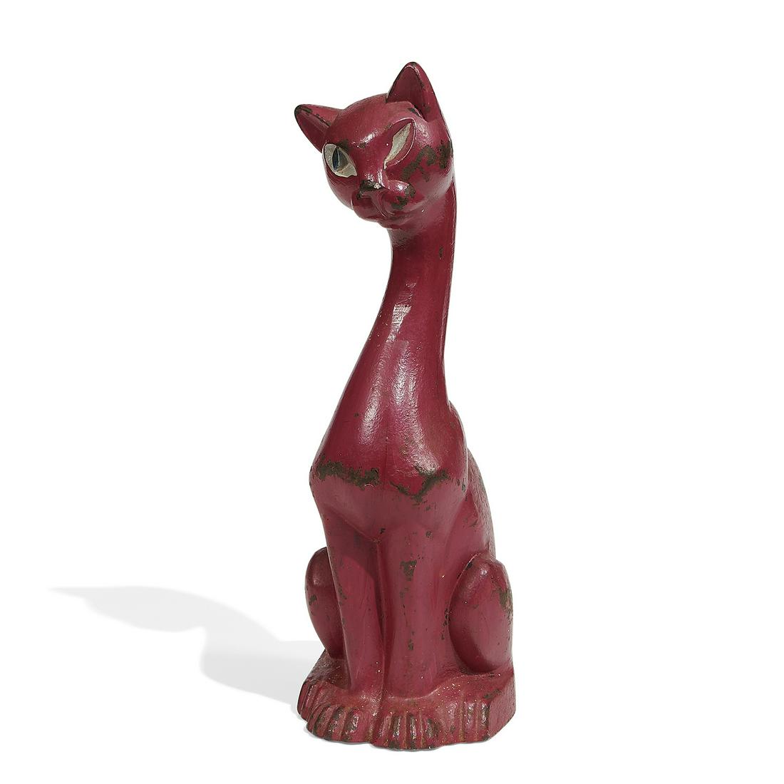 Nuydea Art Deco Siamese cat doorstop (1 of 5)