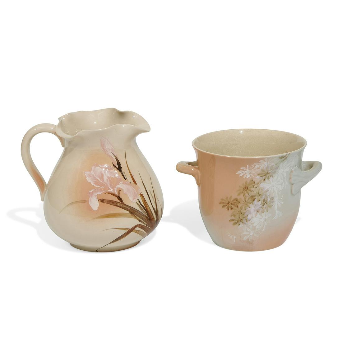 Anna Marie Valentien, Rookwood Cameo Glaze vase (1 of 3)