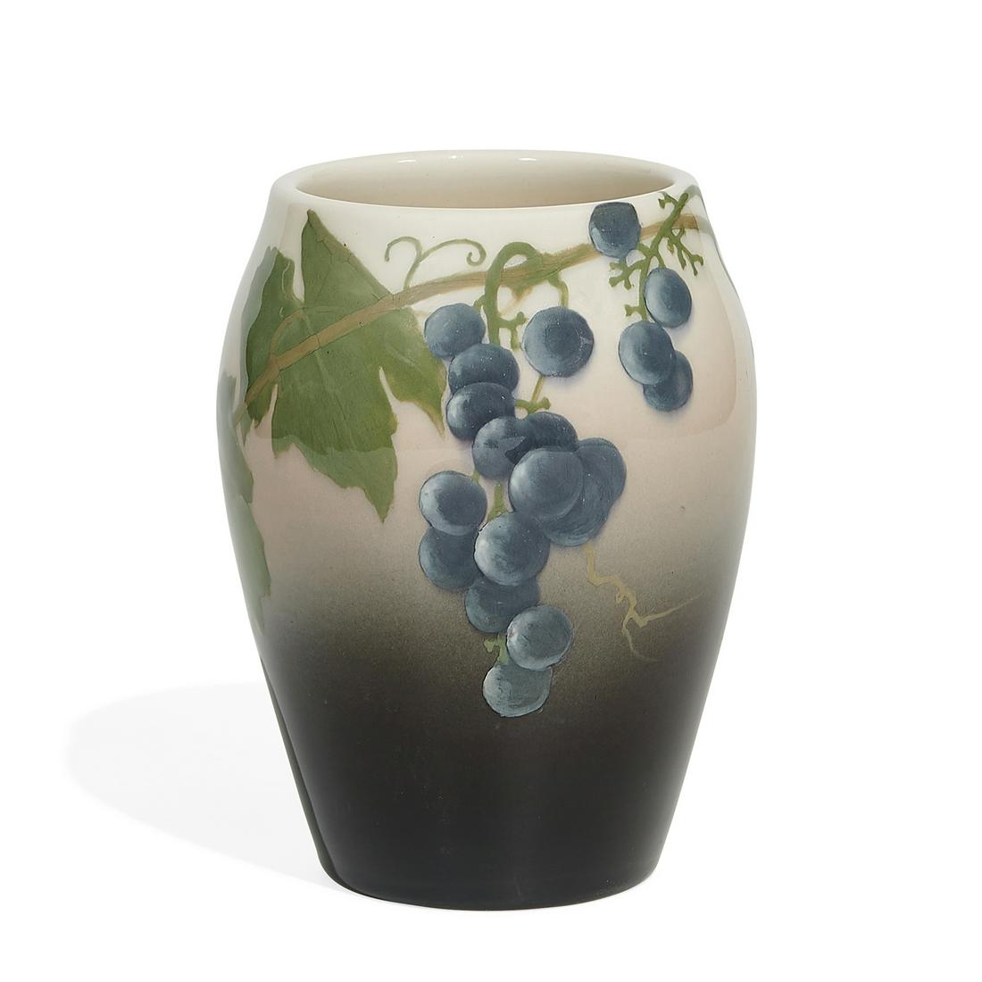 Irene Bishop, Rookwood Pottery Iris glaze vase (1 of 4)
