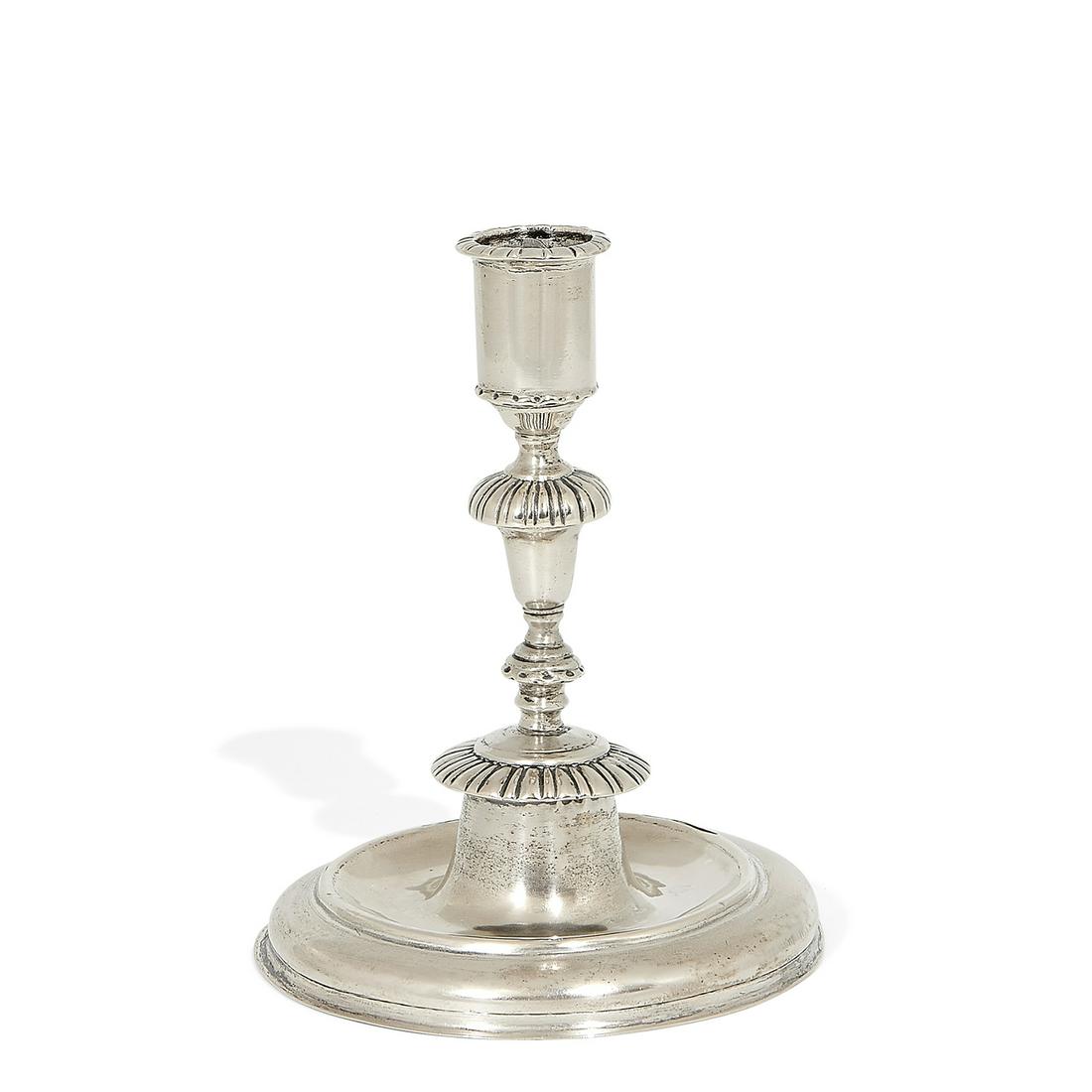 Continental Antique single candlestick (1 of 2)