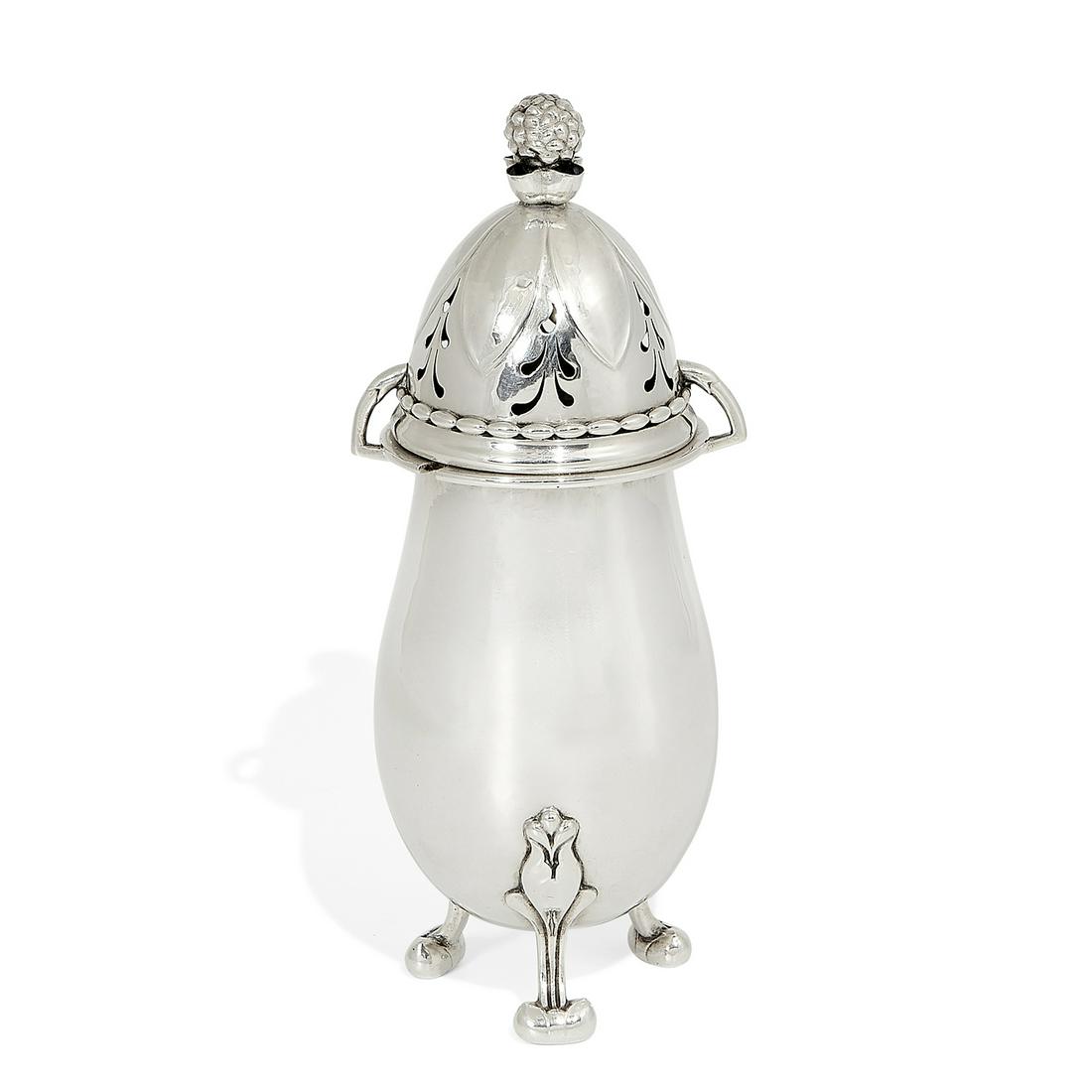 Georg Jensen footed sugar caster, #69 (1 of 2)
