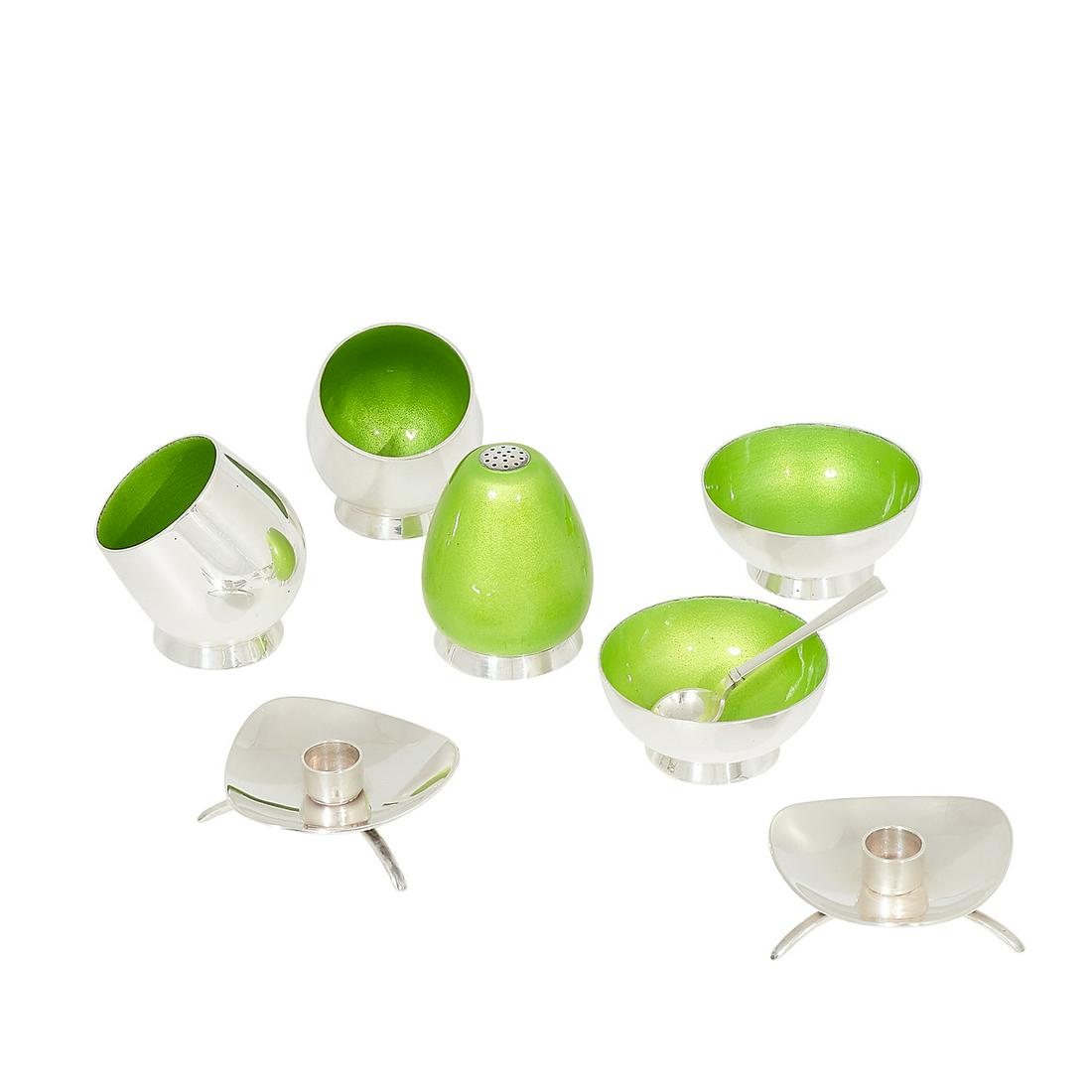 Anton Michelsen modernist table articles, six (1 of 3)