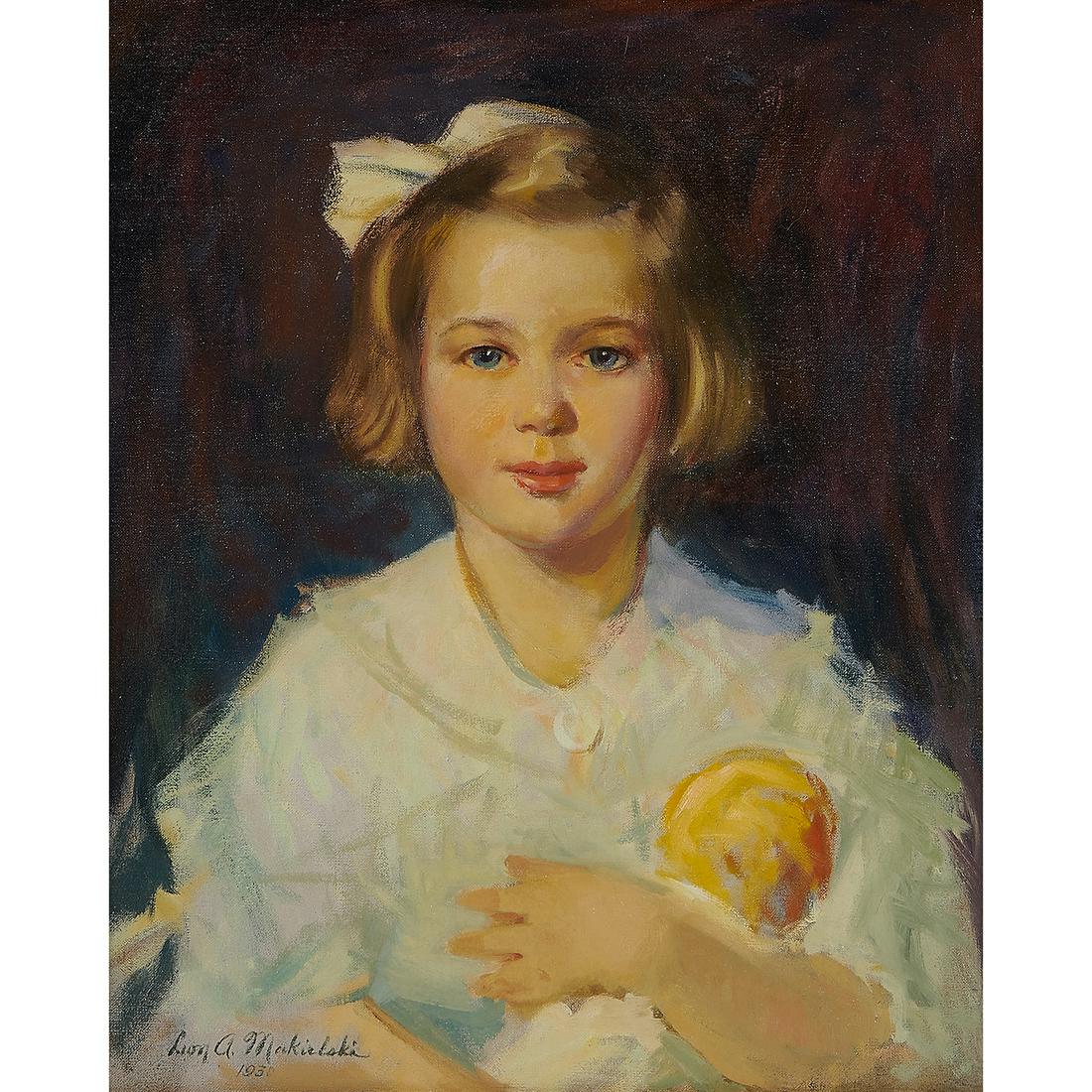 Leon Makielski, Portrait of Sally Merrilat (1 of 2)