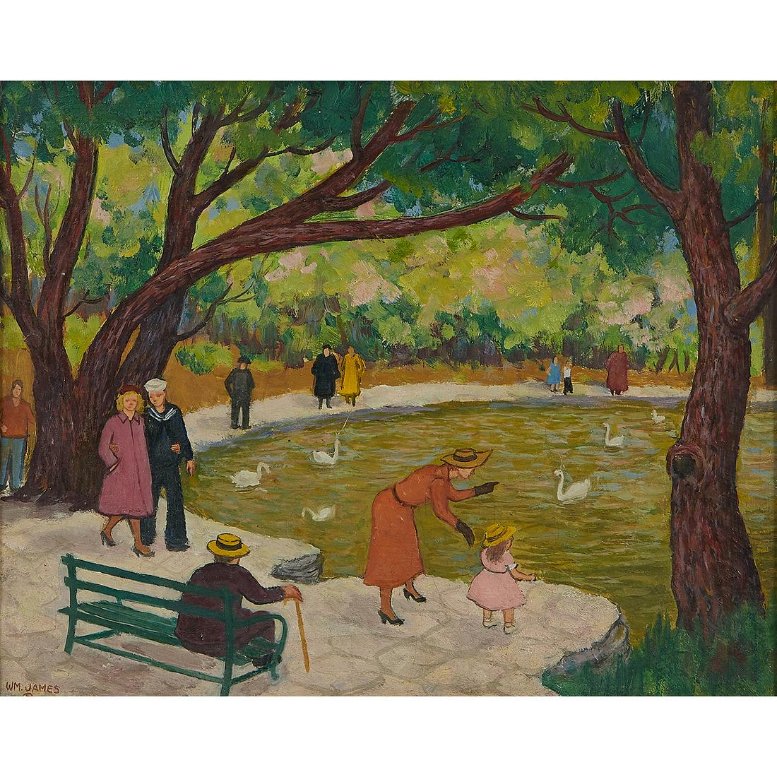 William James, Springtime, Lincoln Park (Chicago) (1 of 2)