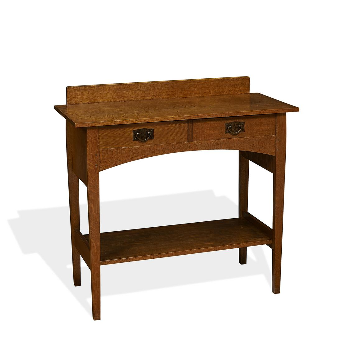 Gustav Stickley server, #802 (1 of 2)