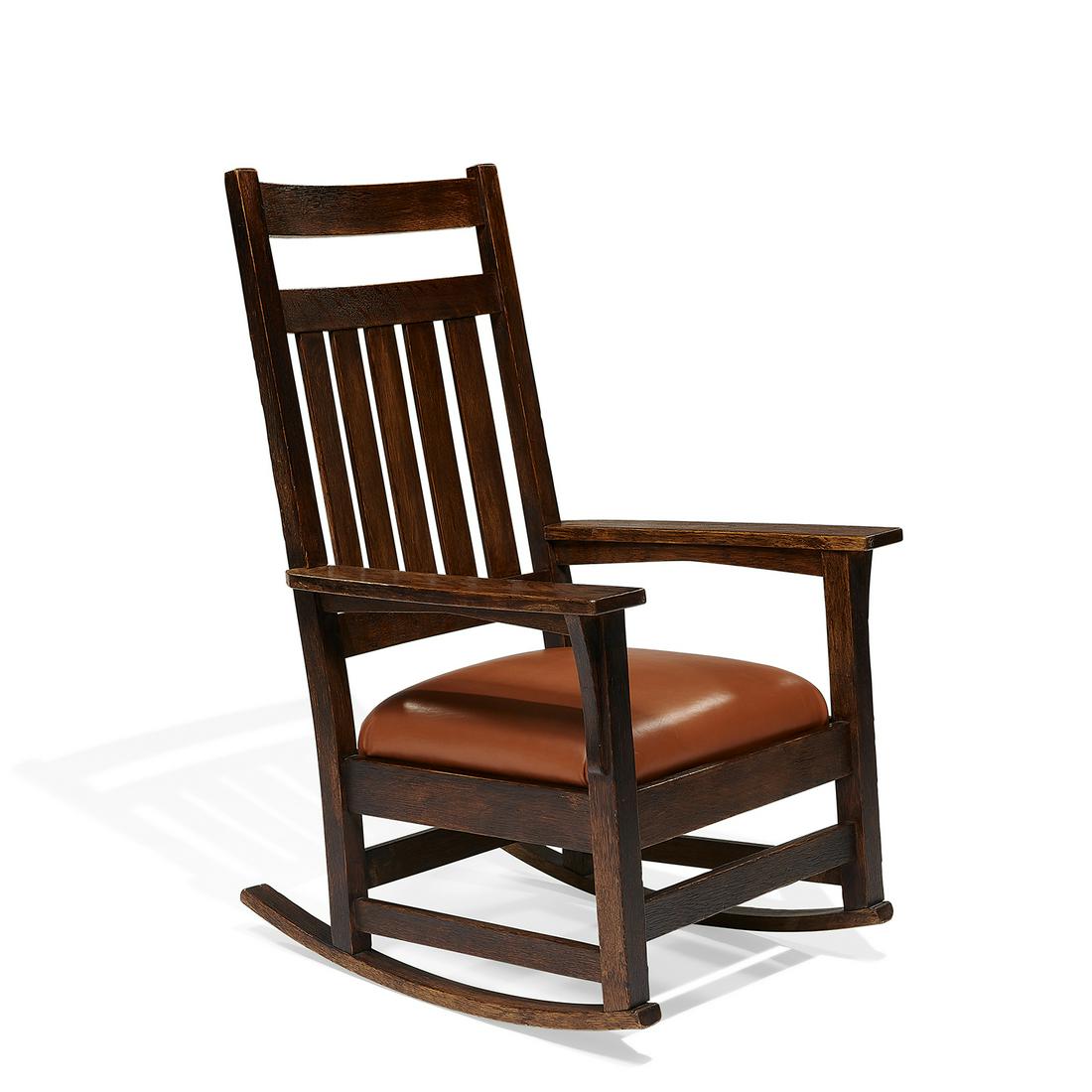 Gustav Stickley rocker, #393 (1 of 3)