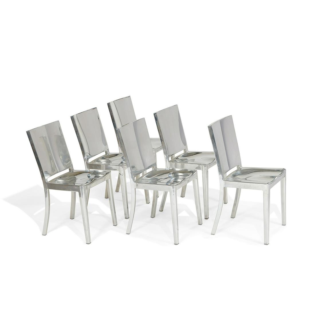 Philippe Starck Emeco Hudson chairs, six (1 of 2)