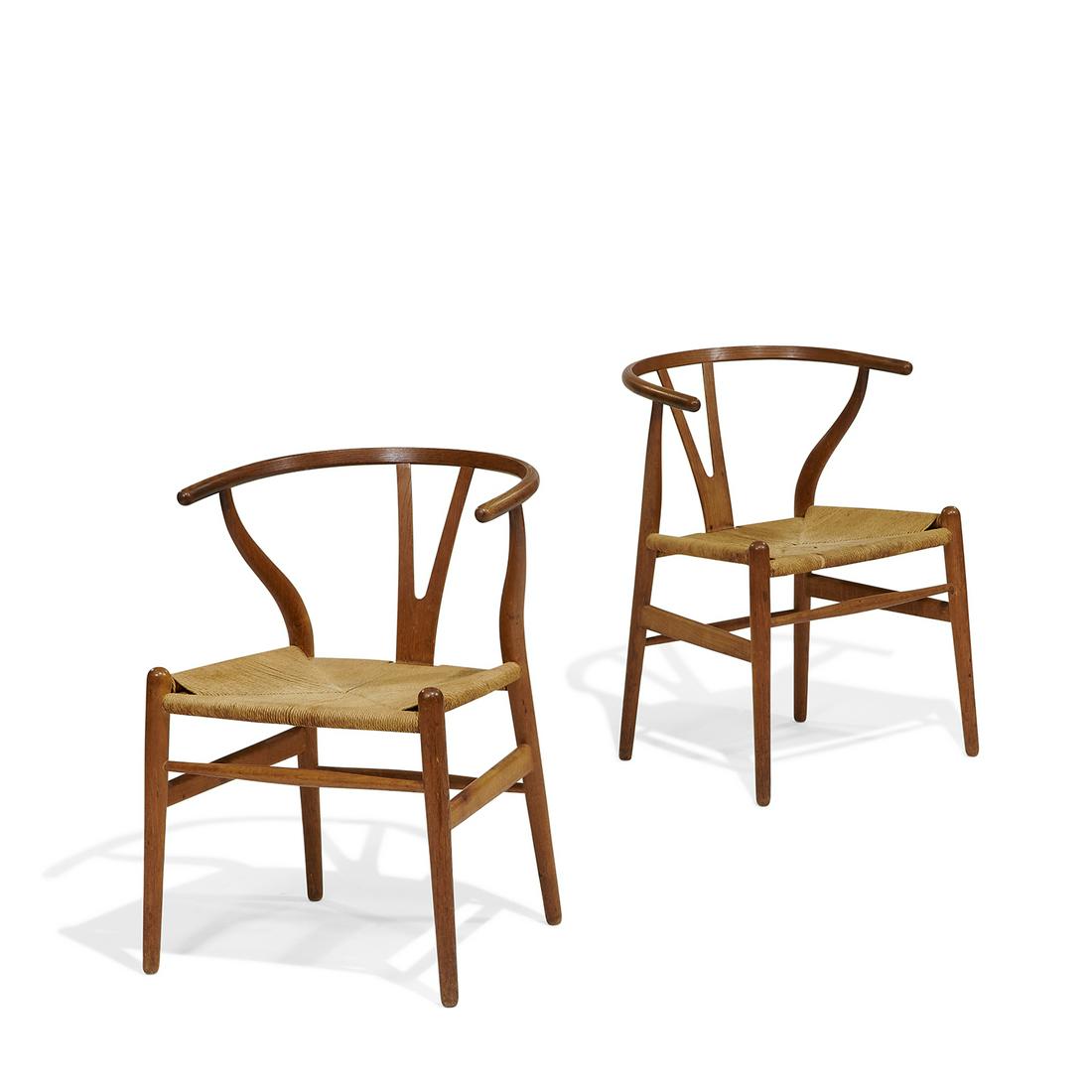 Hans Wegner Carl Hansen Wishbone chairs (1 of 2)