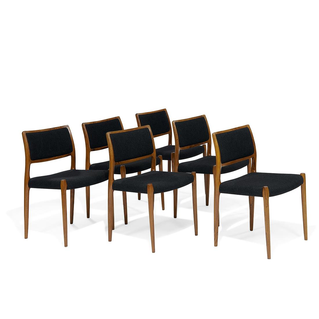 Niels Otto Møller teak dining chairs (1 of 3)